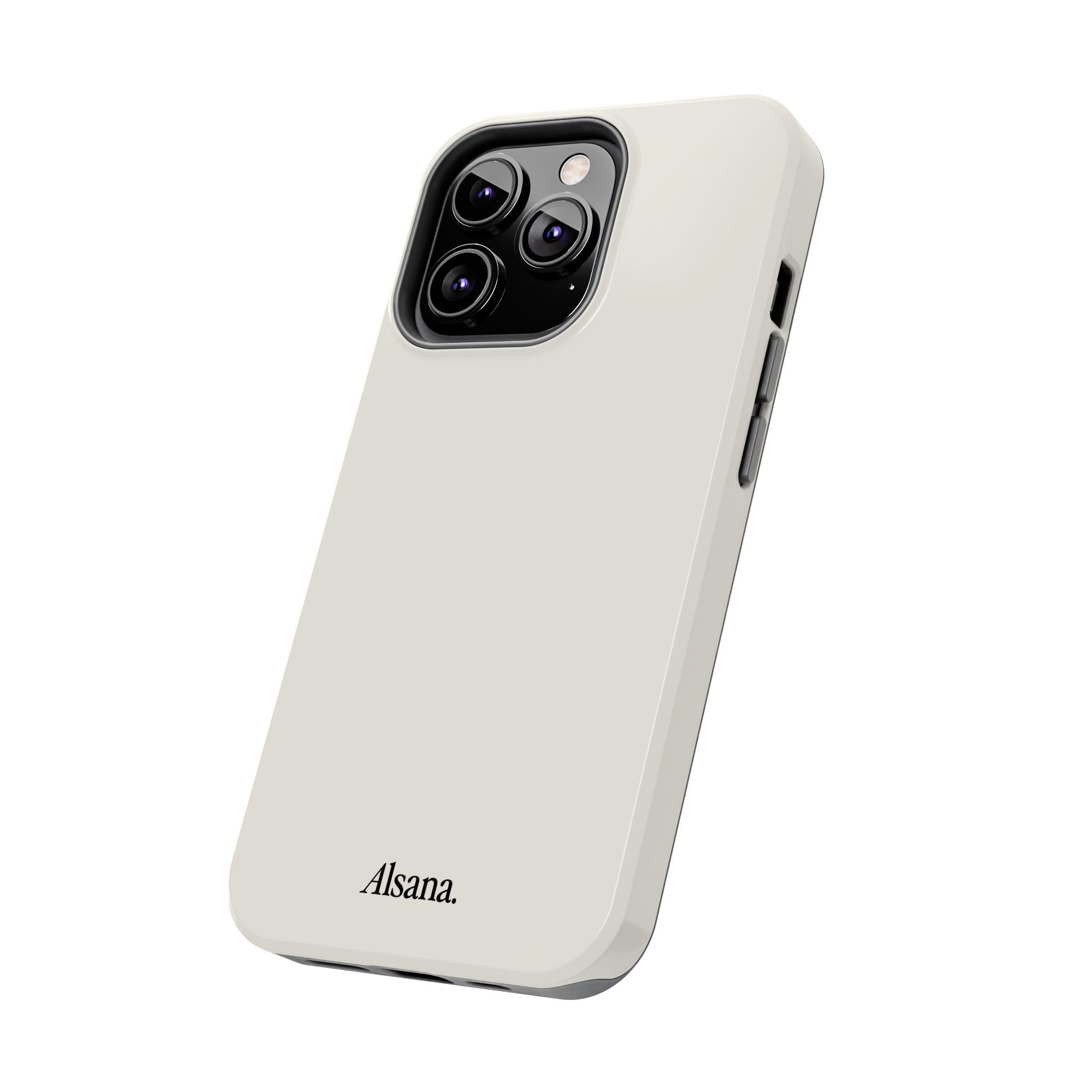 Tough Phone Case — Minimal Black Text 'Alsana' Protective Phone Cover