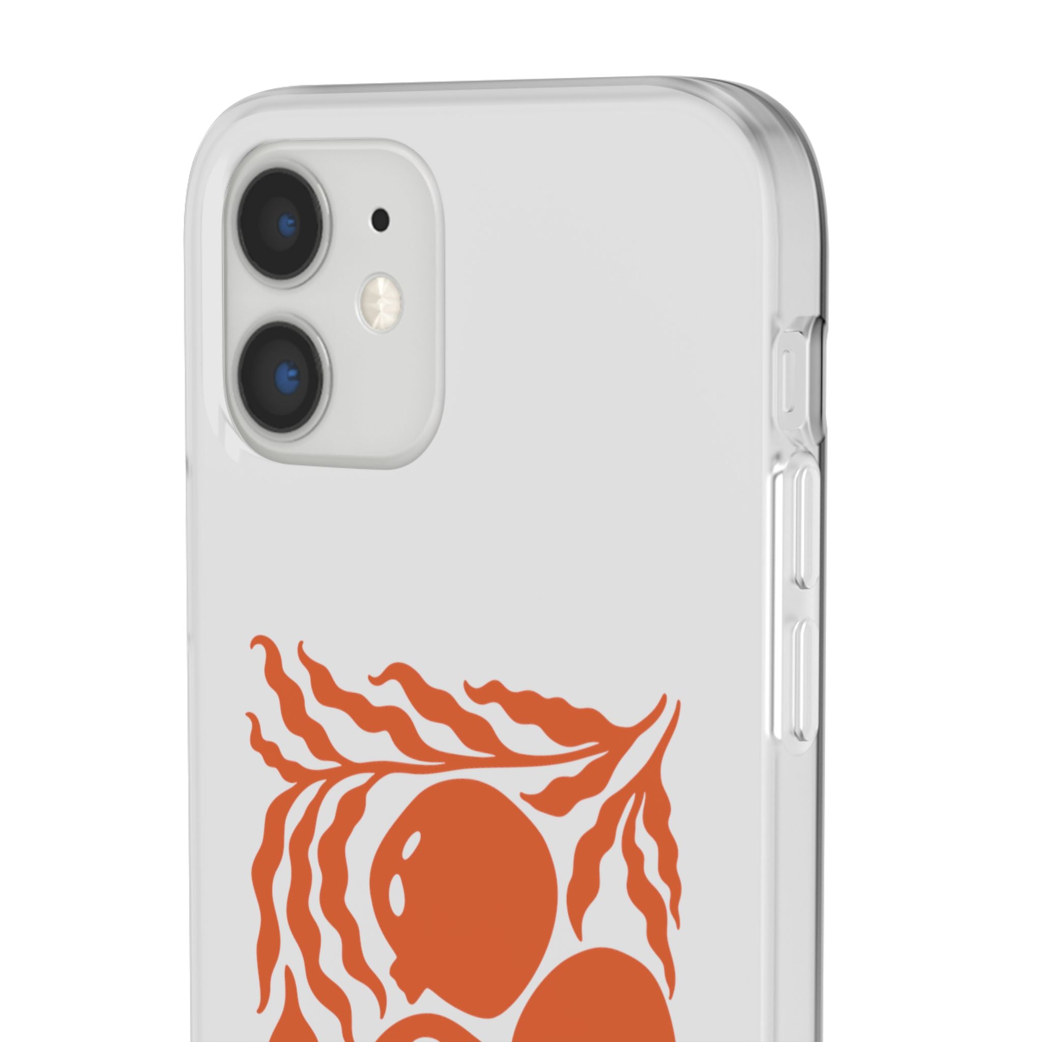 Stay Unbreakable Phone Case — Abstract Orange Fruit Graphic Flexible Case