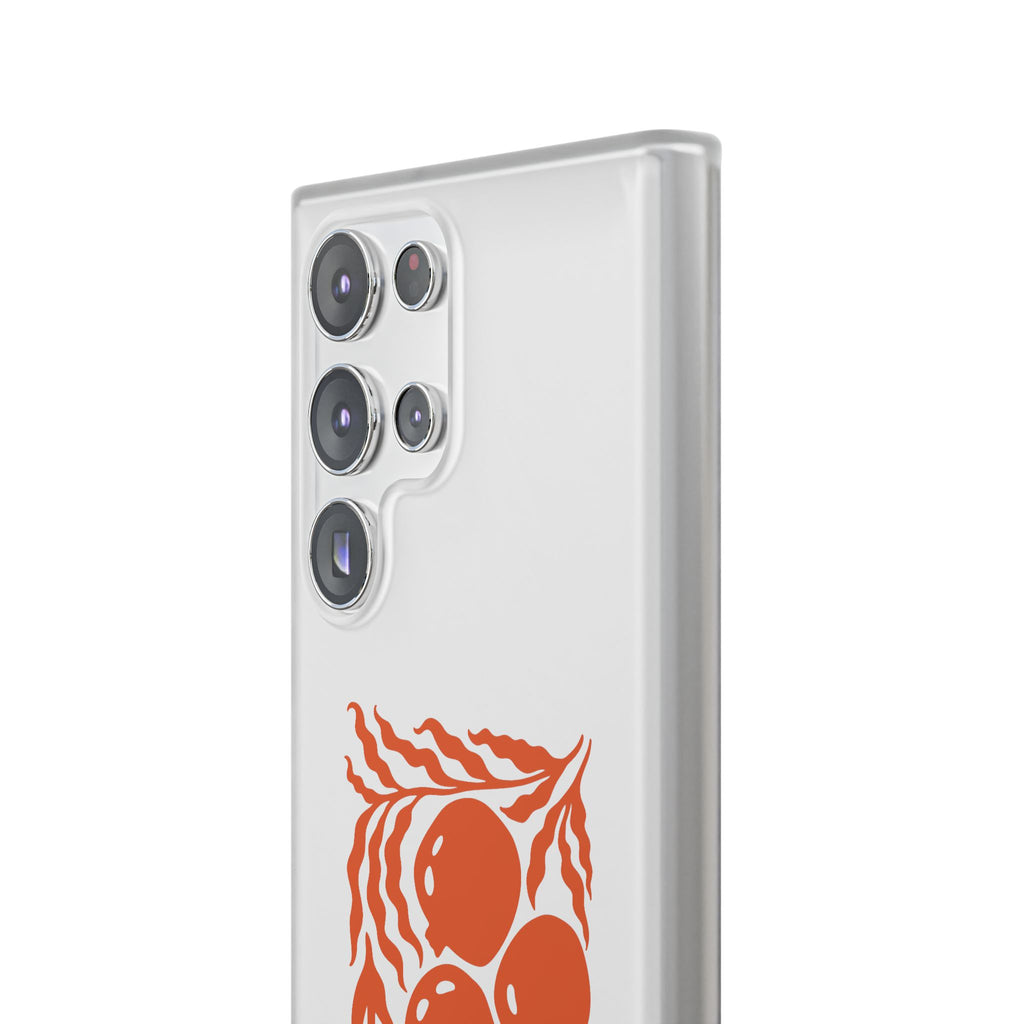 Stay Unbreakable Phone Case — Abstract Orange Fruit Graphic Flexible Case
