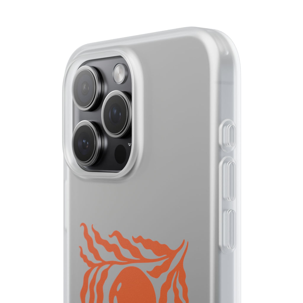 Stay Unbreakable Phone Case — Abstract Orange Fruit Graphic Flexible Case