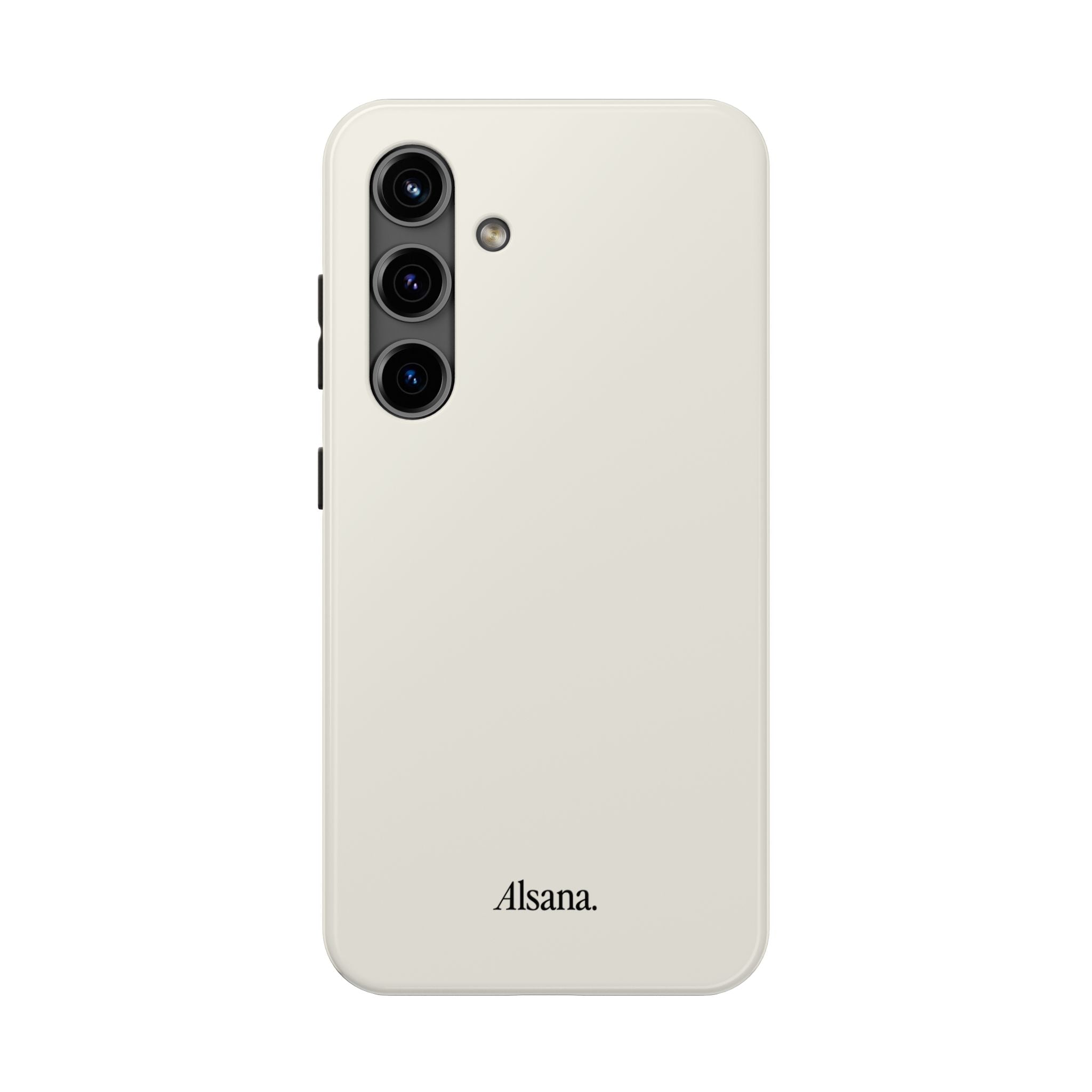 Tough Phone Case — Minimal Black Text 'Alsana' Protective Phone Cover