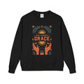 Grace Graphic Sweatshirt — Inspirational Hands & Sun Crewneck