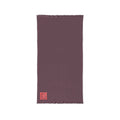 Embroidered Cotton Waffle Throw Blanket — Lightweight Cozy Fringe Throw
