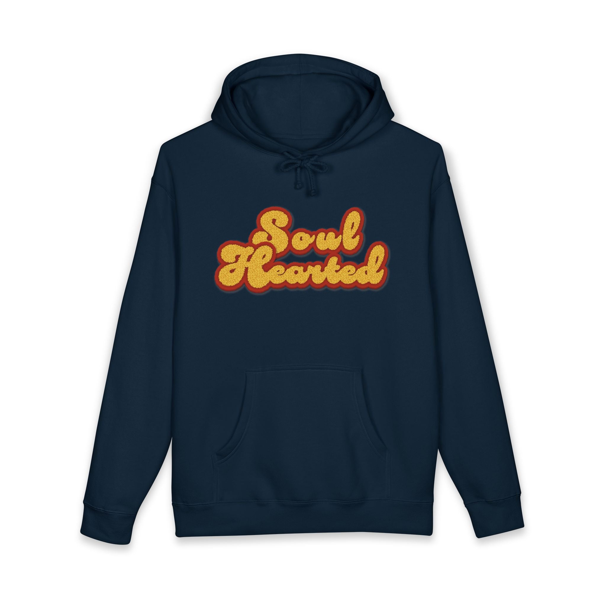 Hoodie — "Soul Hearted" Retro Script Pullover