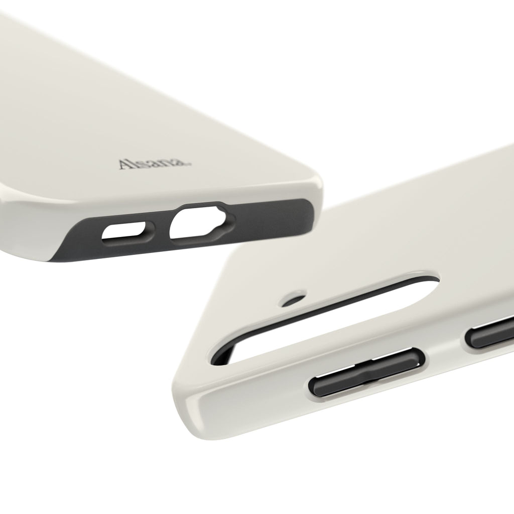 Tough Phone Case — Minimal Black Text 'Alsana' Protective Phone Cover