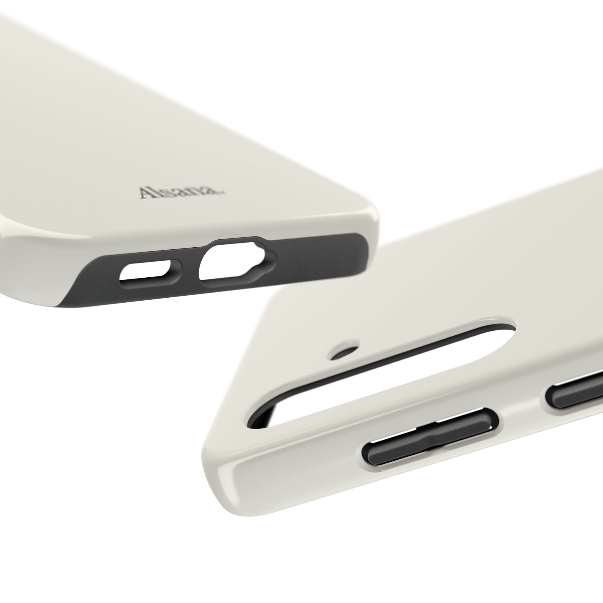 Tough Phone Case — Minimal Black Text 'Alsana' Protective Phone Cover
