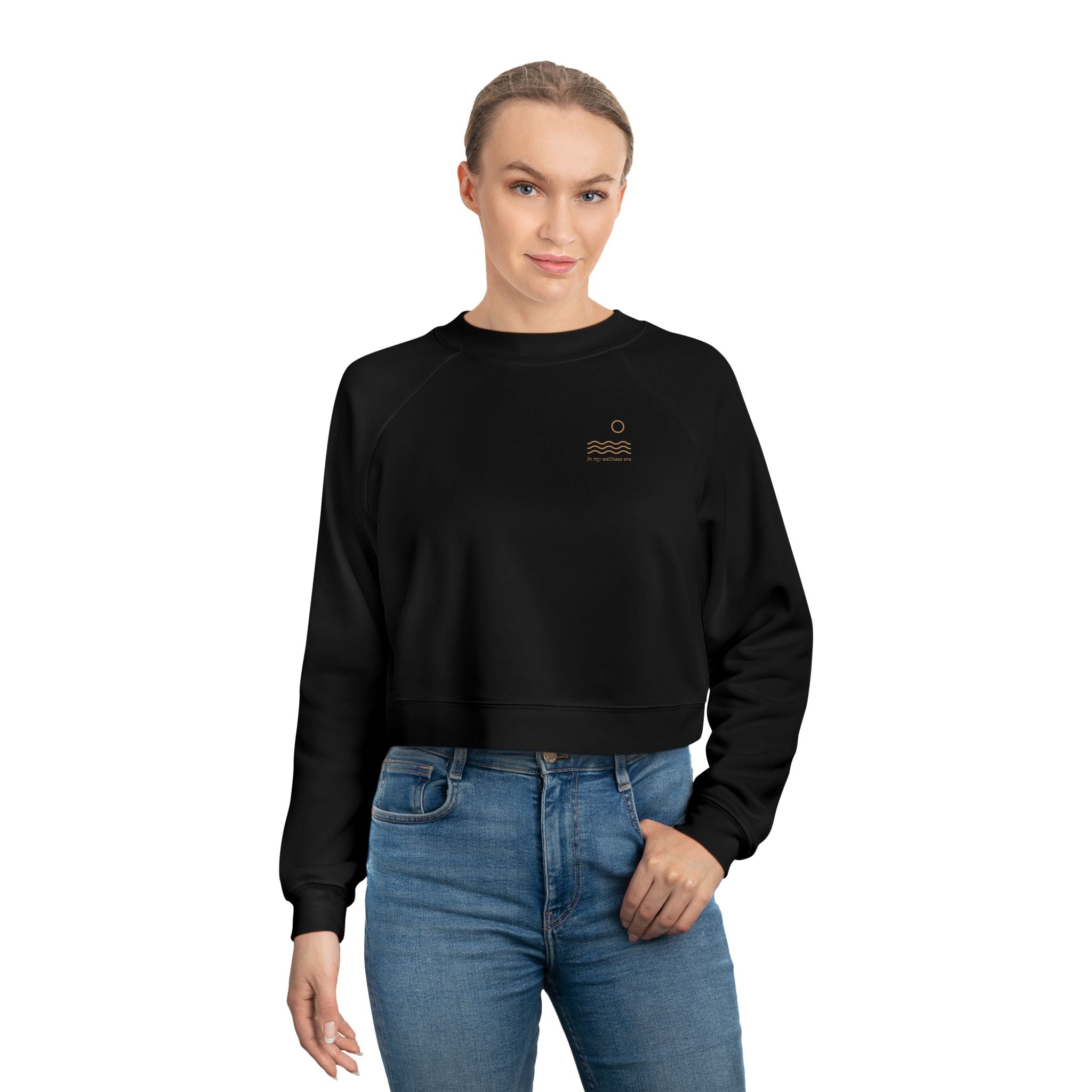 Cropped Pullover — Wellness Culture Club Cropped Fleece Sweatshirt