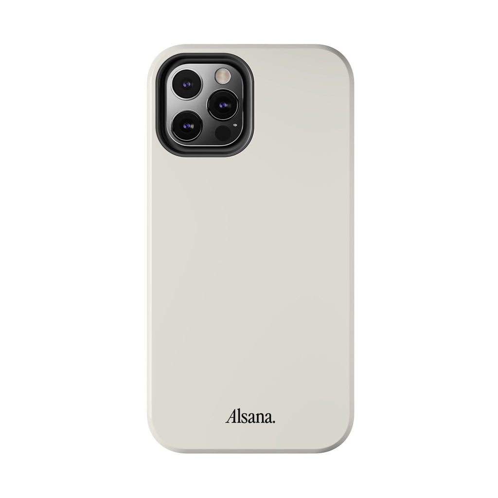 Tough Phone Case — Minimal Black Text 'Alsana' Protective Phone Cover