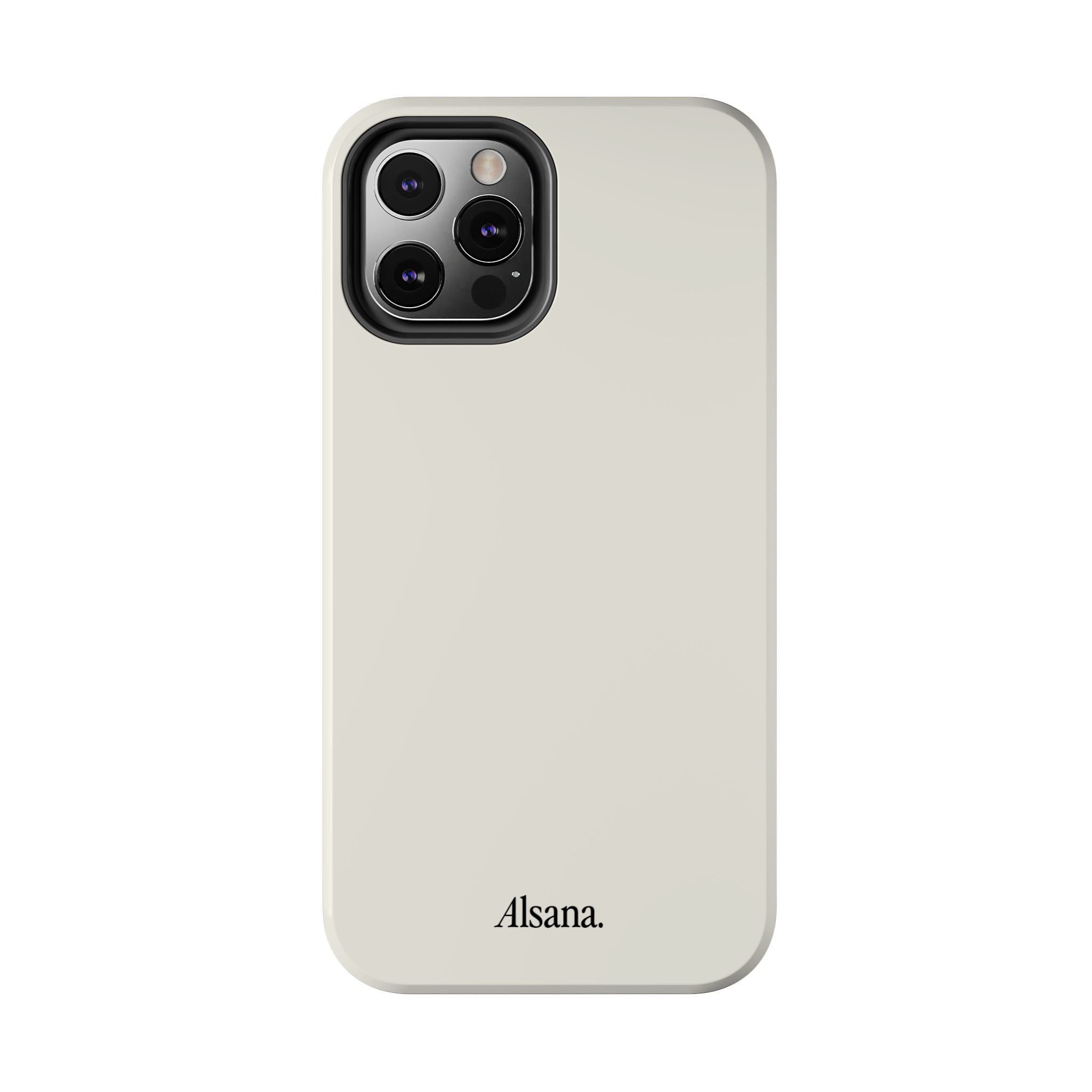 Tough Phone Case — Minimal Black Text 'Alsana' Protective Phone Cover