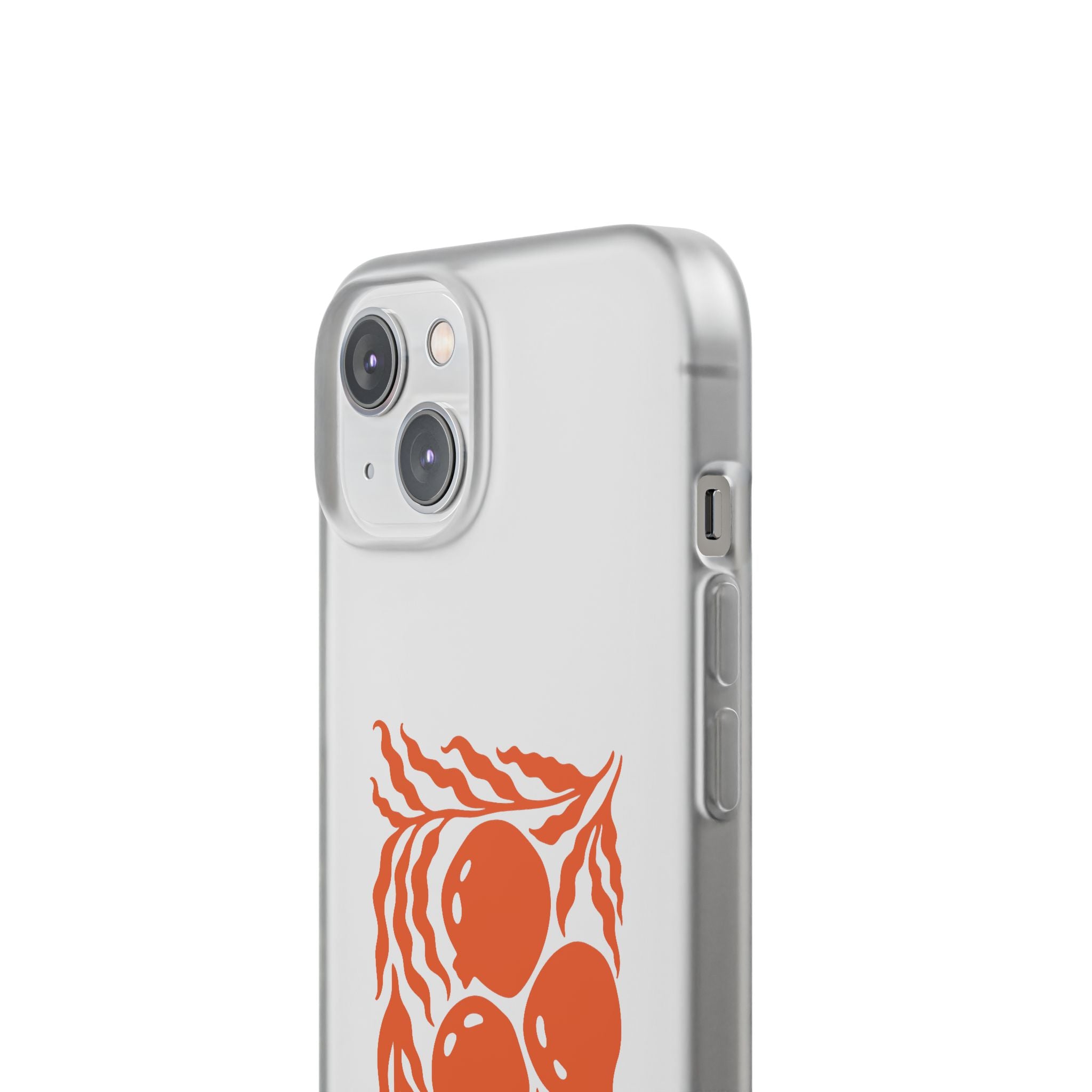 Stay Unbreakable Phone Case — Abstract Orange Fruit Graphic Flexible Case