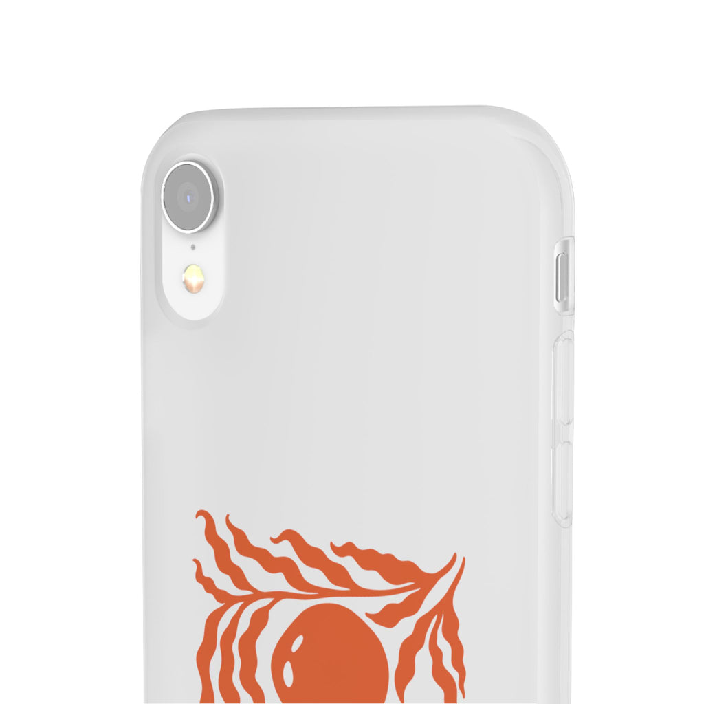 Stay Unbreakable Phone Case — Abstract Orange Fruit Graphic Flexible Case