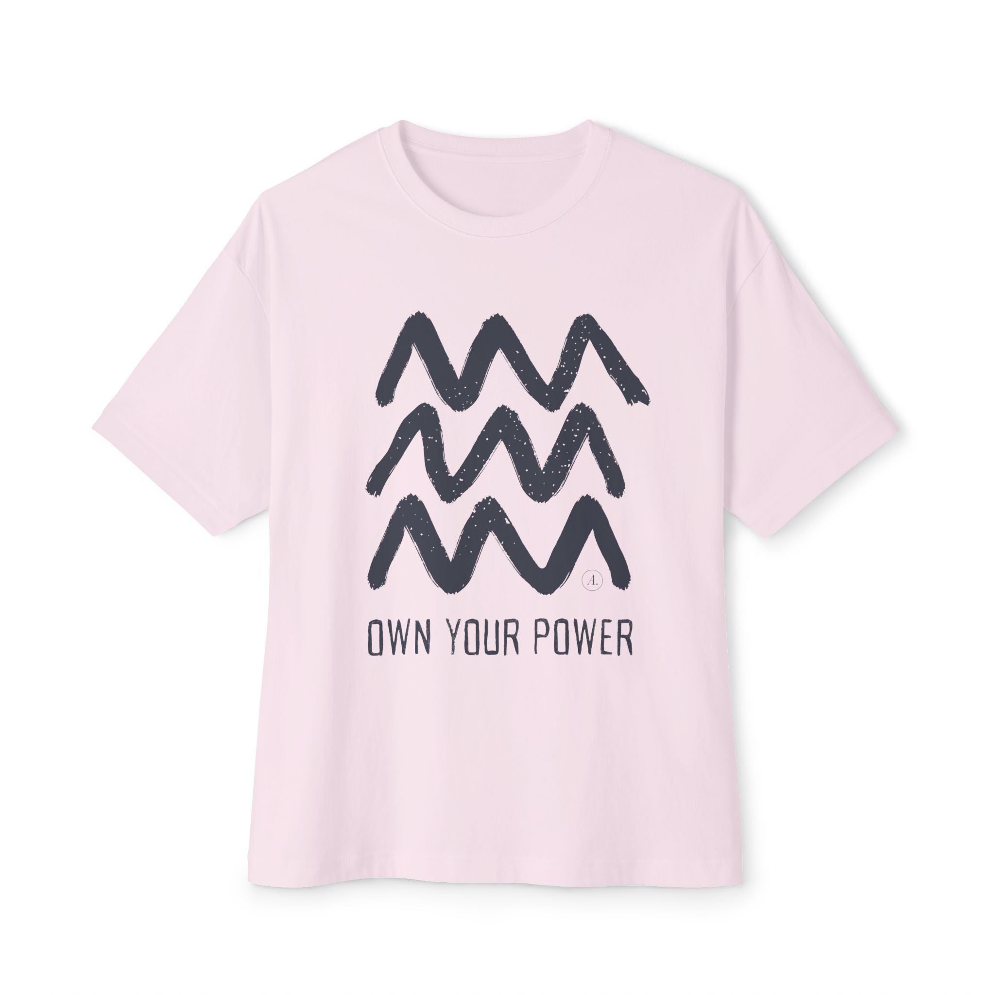Own Your Power Tee — Oversized Boxy Graphic T‑Shirt