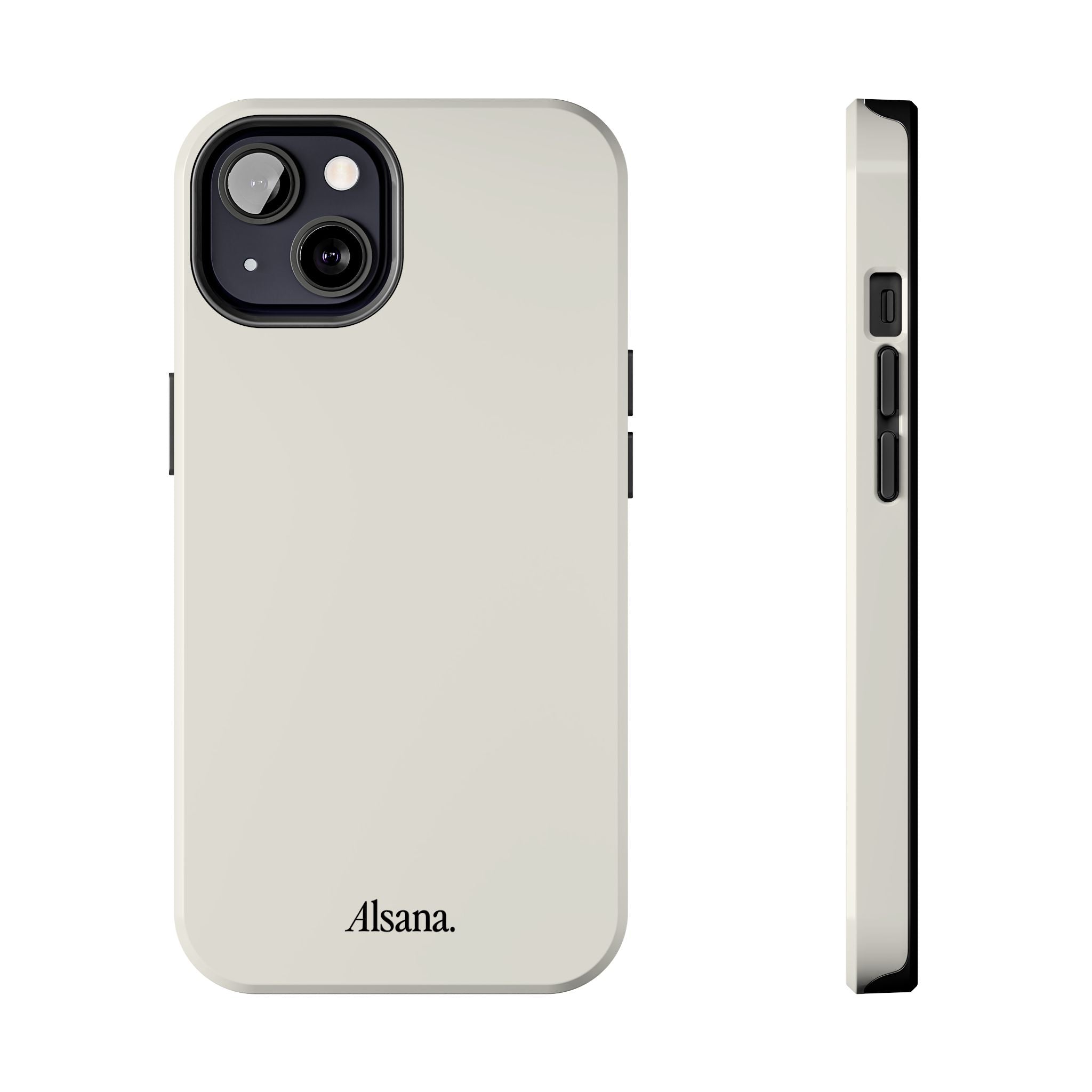 Tough Phone Case — Minimal Black Text 'Alsana' Protective Phone Cover