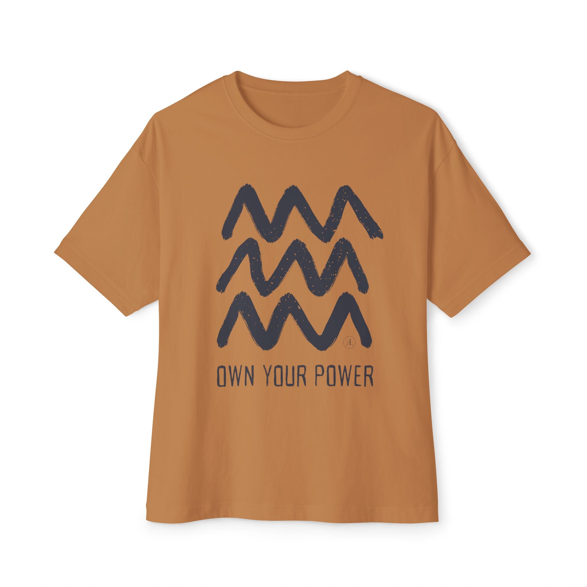 Own Your Power Tee — Oversized Boxy Graphic T‑Shirt