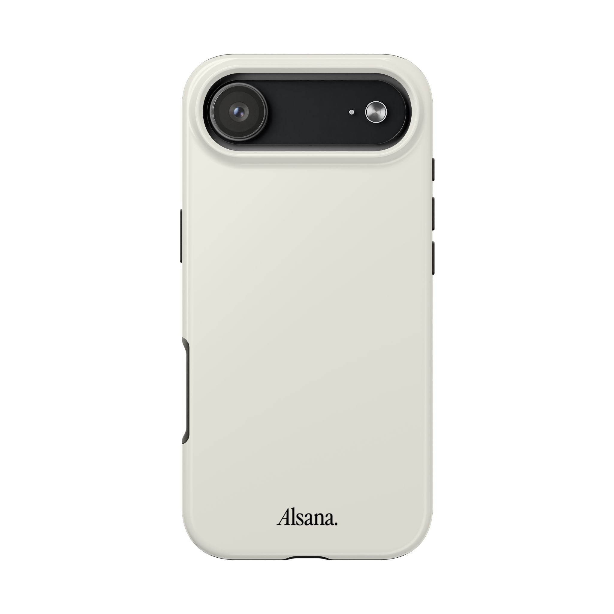 Tough Phone Case — Minimal Black Text 'Alsana' Protective Phone Cover