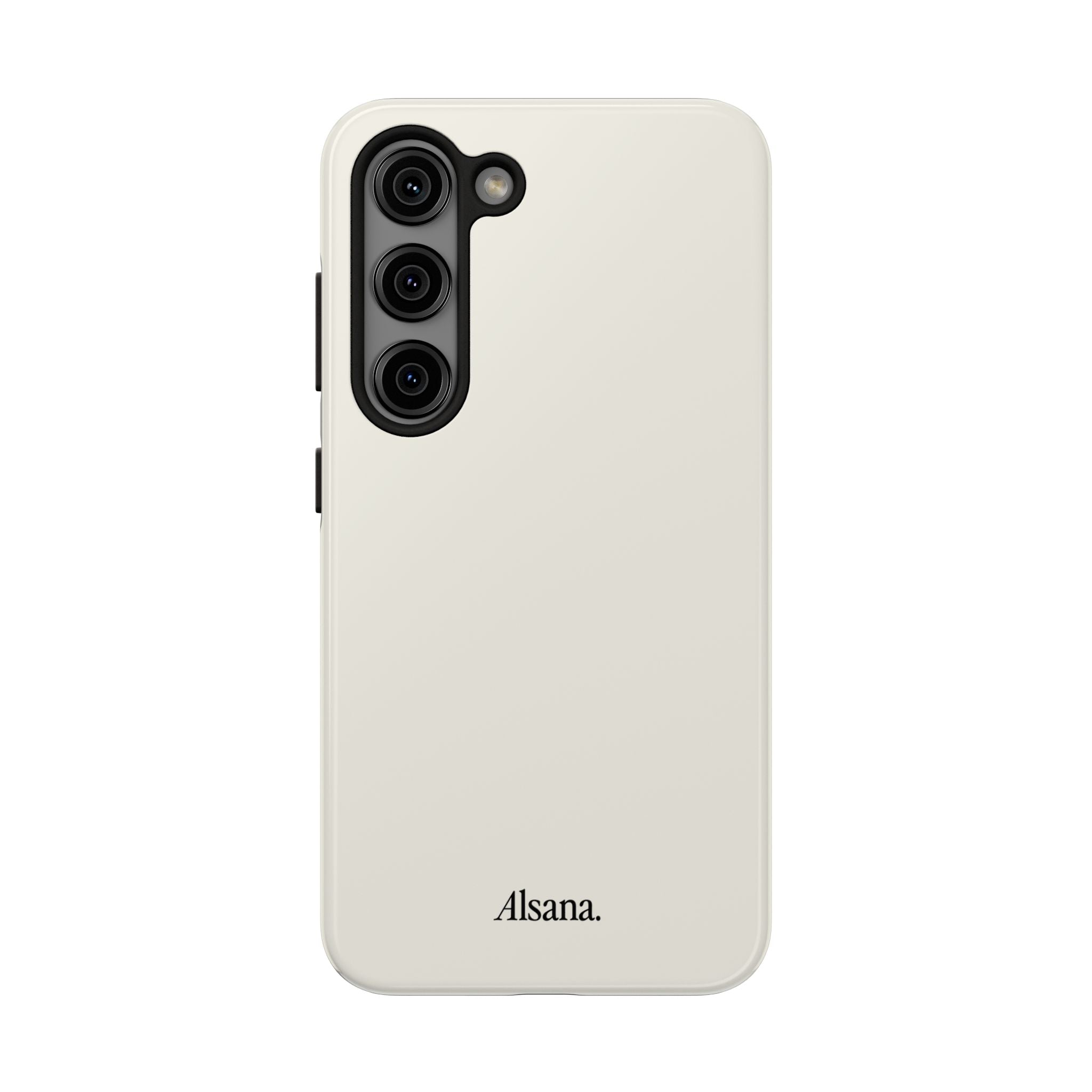 Tough Phone Case — Minimal Black Text 'Alsana' Protective Phone Cover