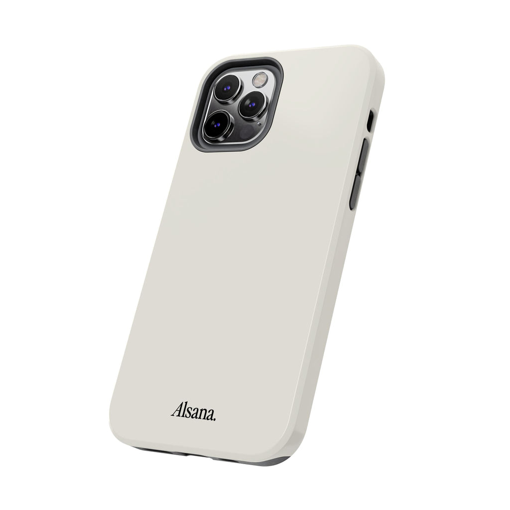 Tough Phone Case — Minimal Black Text 'Alsana' Protective Phone Cover