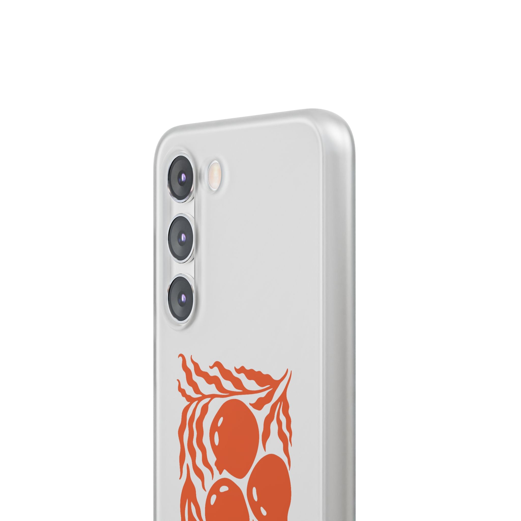 Stay Unbreakable Phone Case — Abstract Orange Fruit Graphic Flexible Case