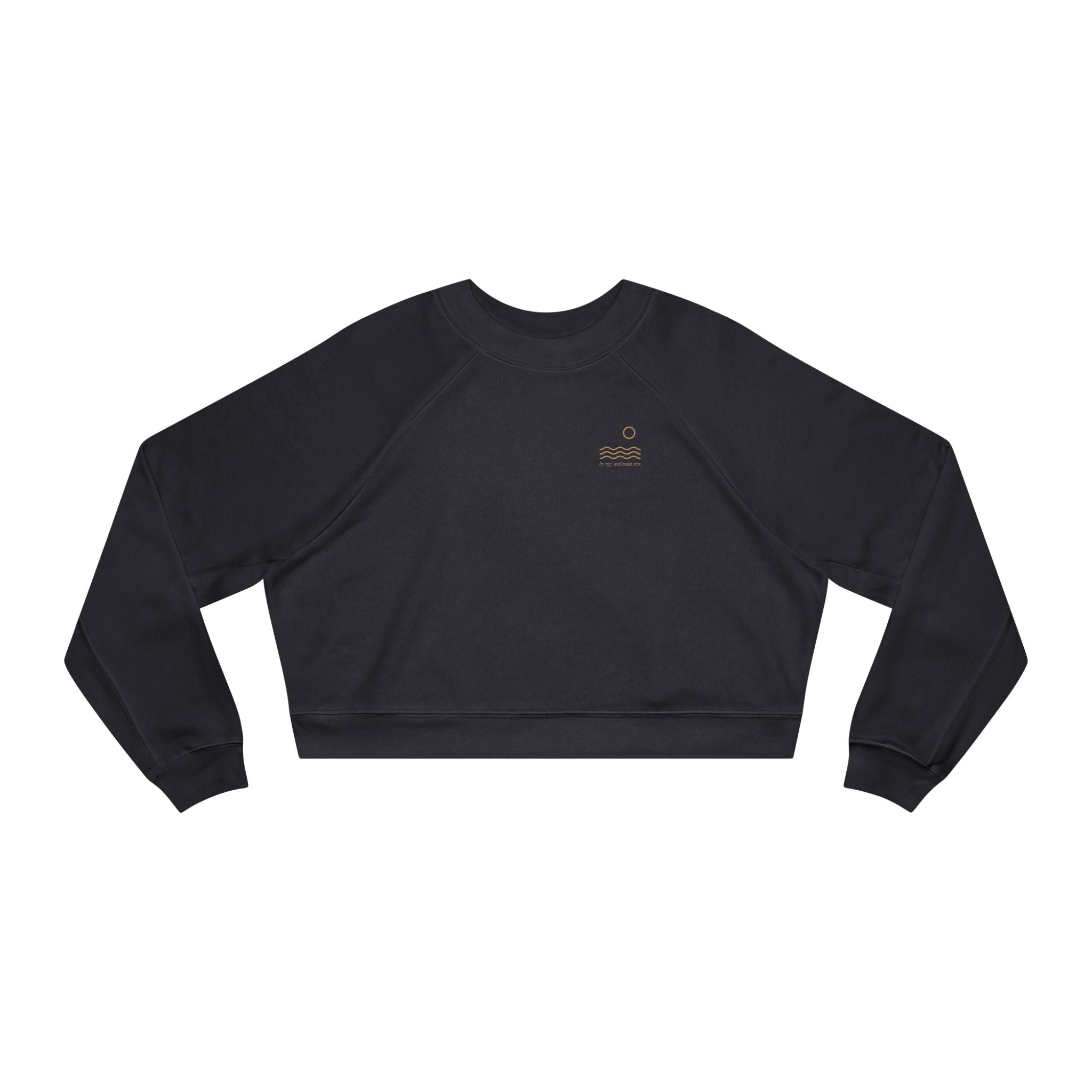 Cropped Pullover — Wellness Culture Club Cropped Fleece Sweatshirt