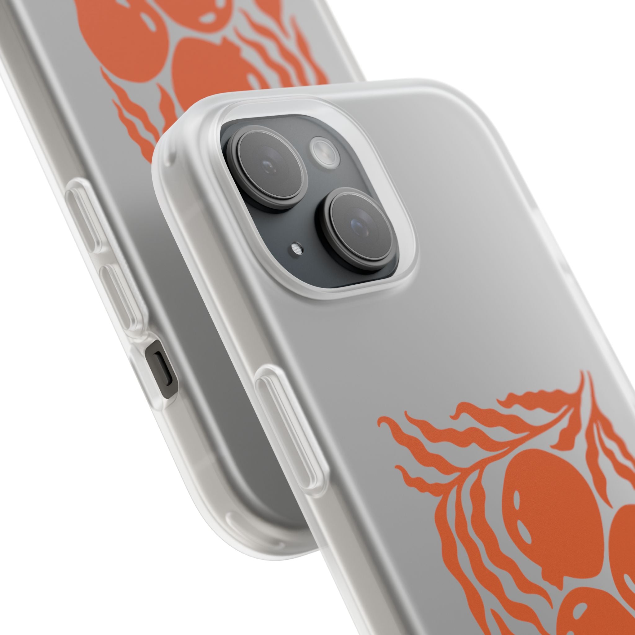 Stay Unbreakable Phone Case — Abstract Orange Fruit Graphic Flexible Case