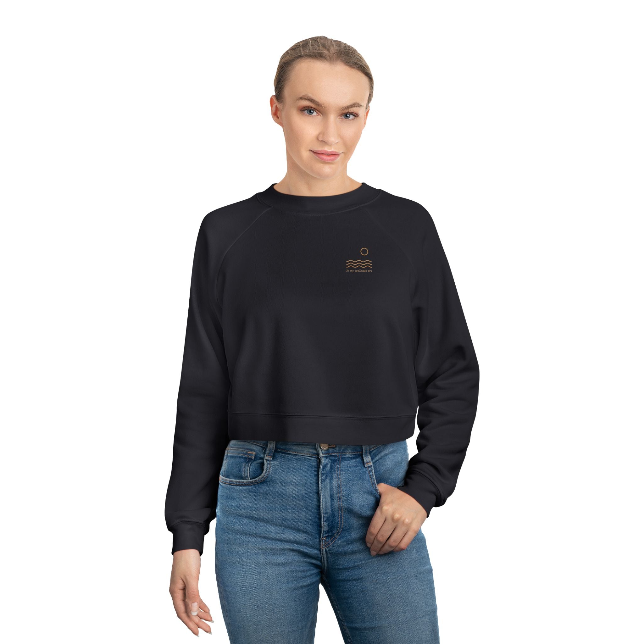 Cropped Pullover — Wellness Culture Club Cropped Fleece Sweatshirt