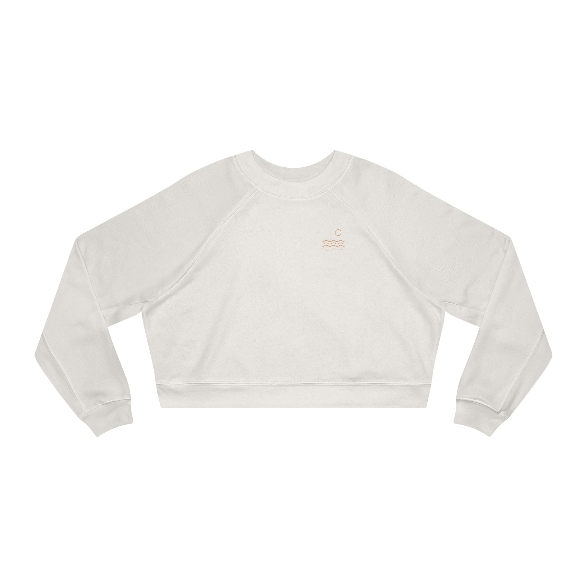 Cropped Pullover — Wellness Culture Club Cropped Fleece Sweatshirt