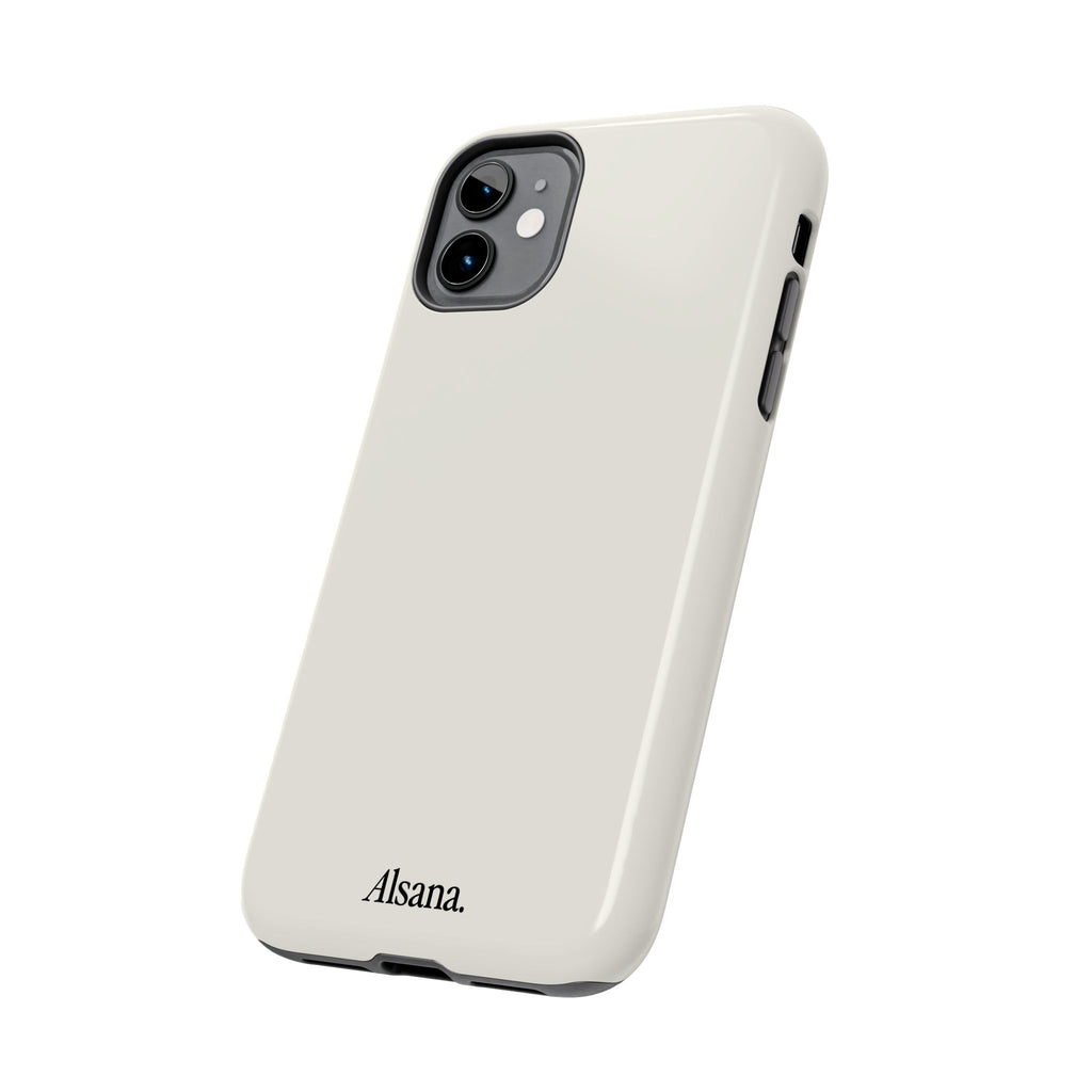 Tough Phone Case — Minimal Black Text 'Alsana' Protective Phone Cover