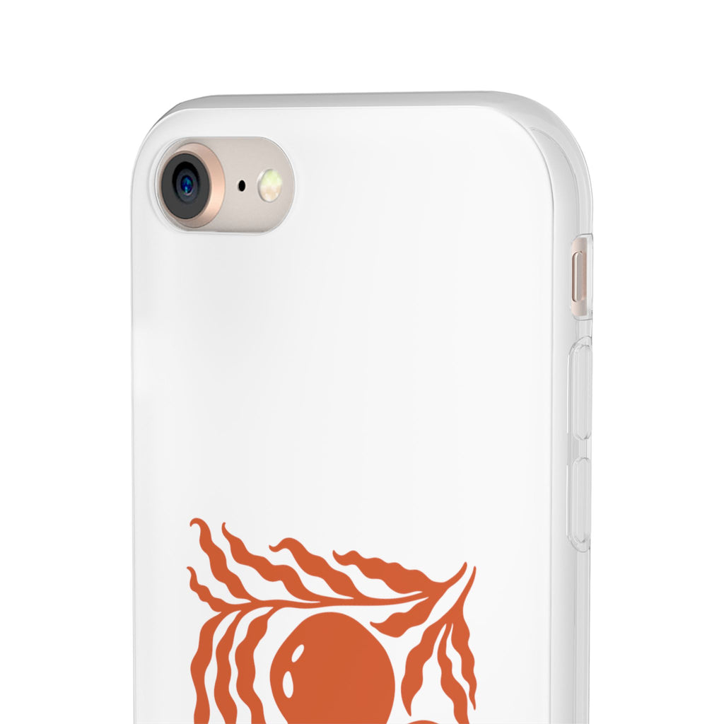 Stay Unbreakable Phone Case — Abstract Orange Fruit Graphic Flexible Case