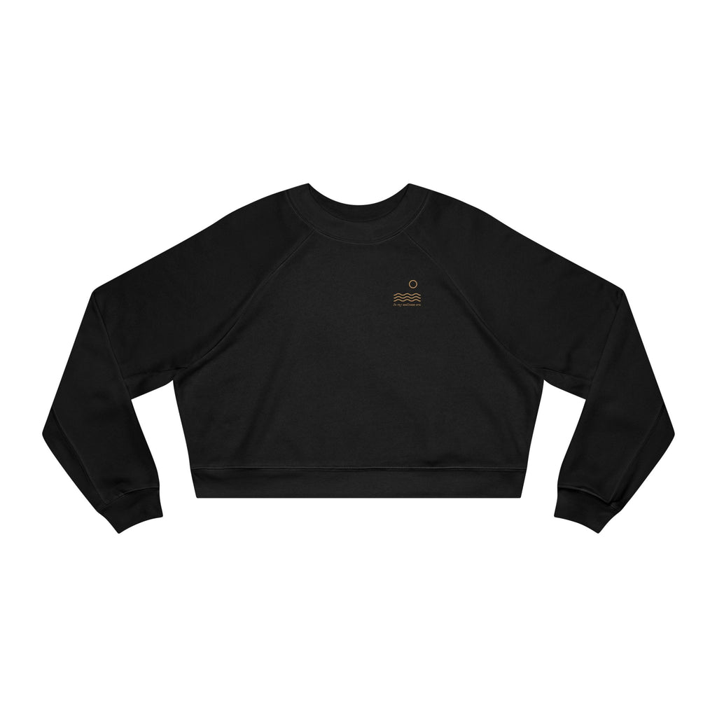 Cropped Pullover — Wellness Culture Club Cropped Fleece Sweatshirt