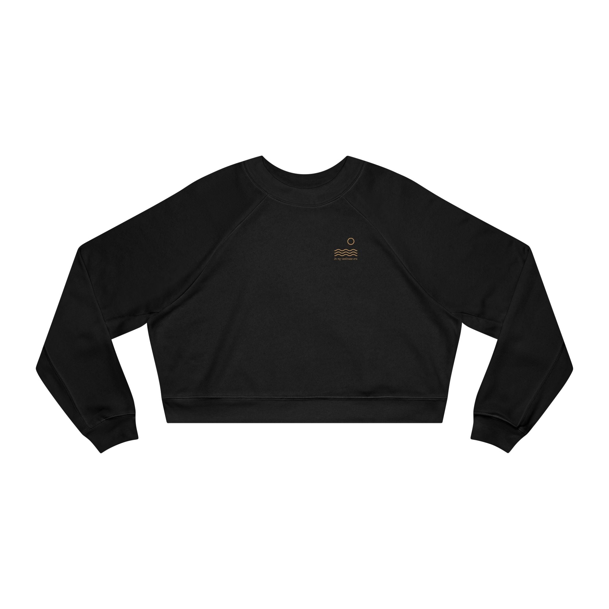 Cropped Pullover — Wellness Culture Club Cropped Fleece Sweatshirt
