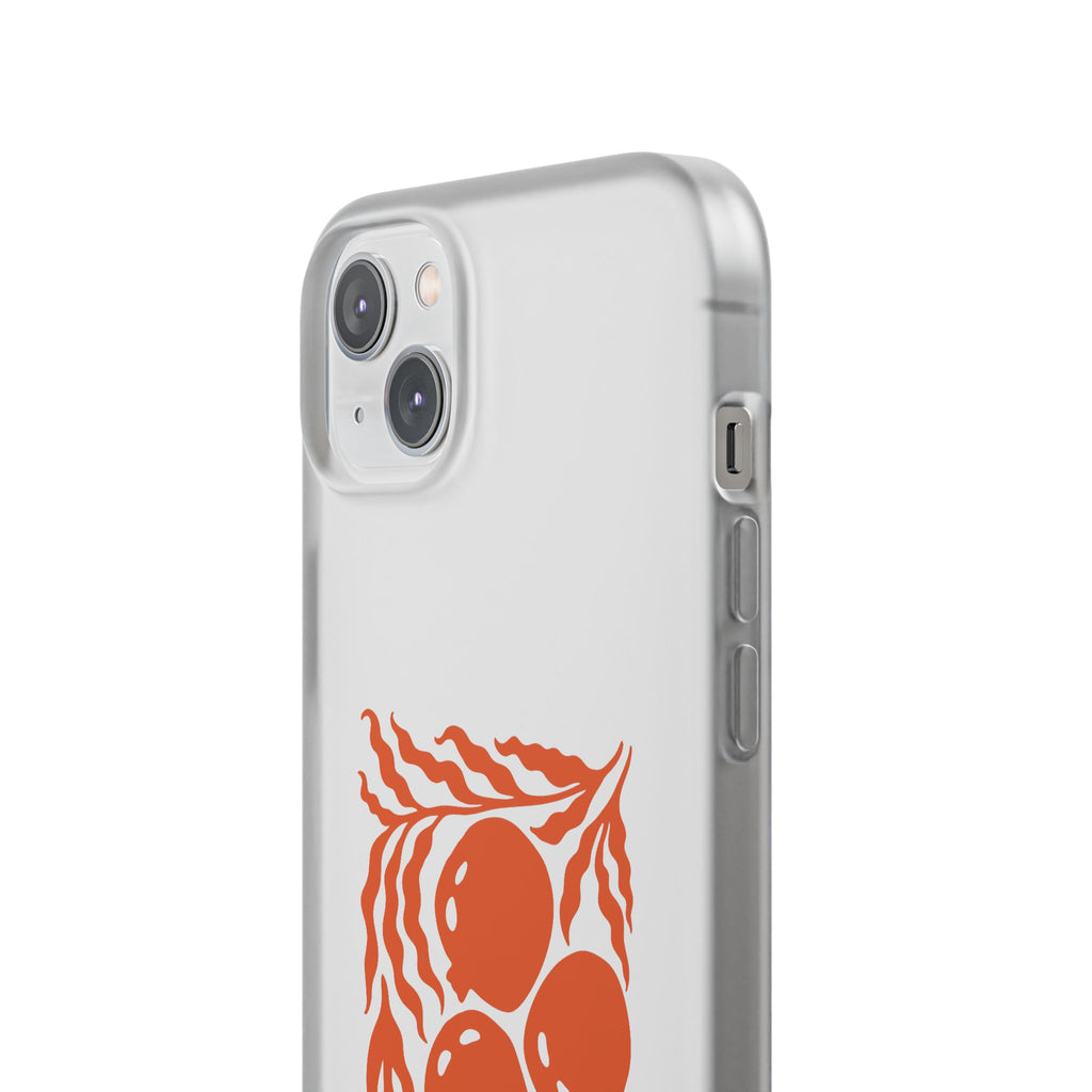 Stay Unbreakable Phone Case — Abstract Orange Fruit Graphic Flexible Case