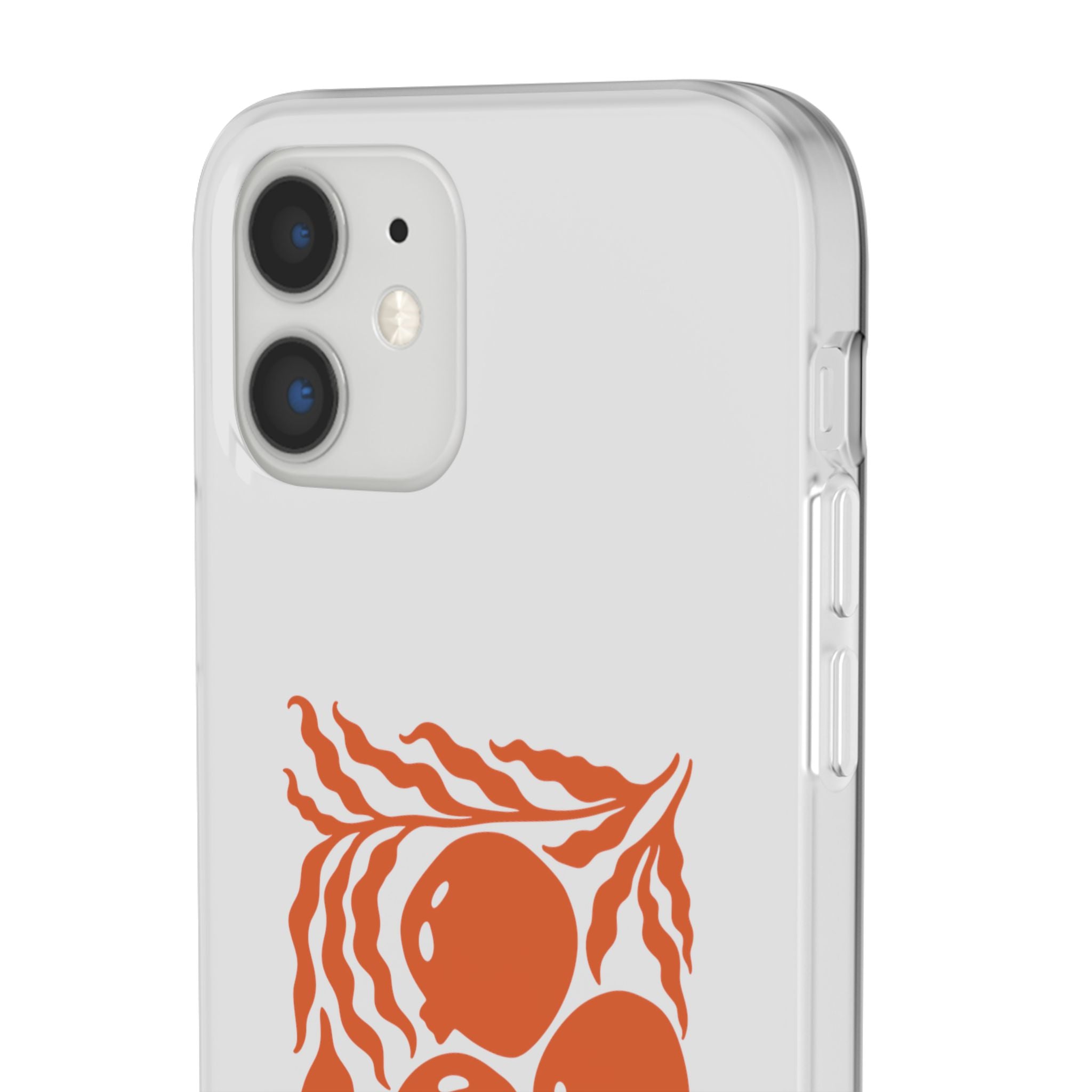 Stay Unbreakable Phone Case — Abstract Orange Fruit Graphic Flexible Case