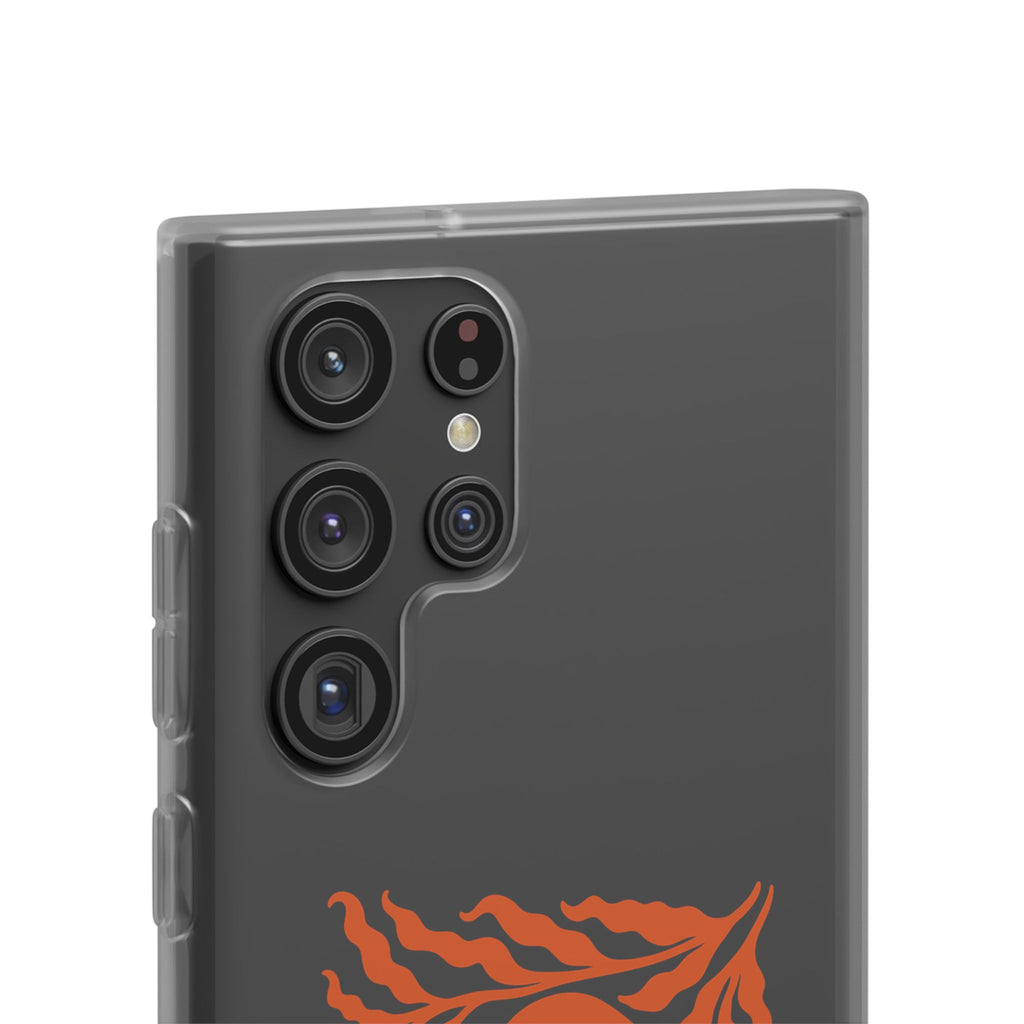 Stay Unbreakable Phone Case — Abstract Orange Fruit Graphic Flexible Case