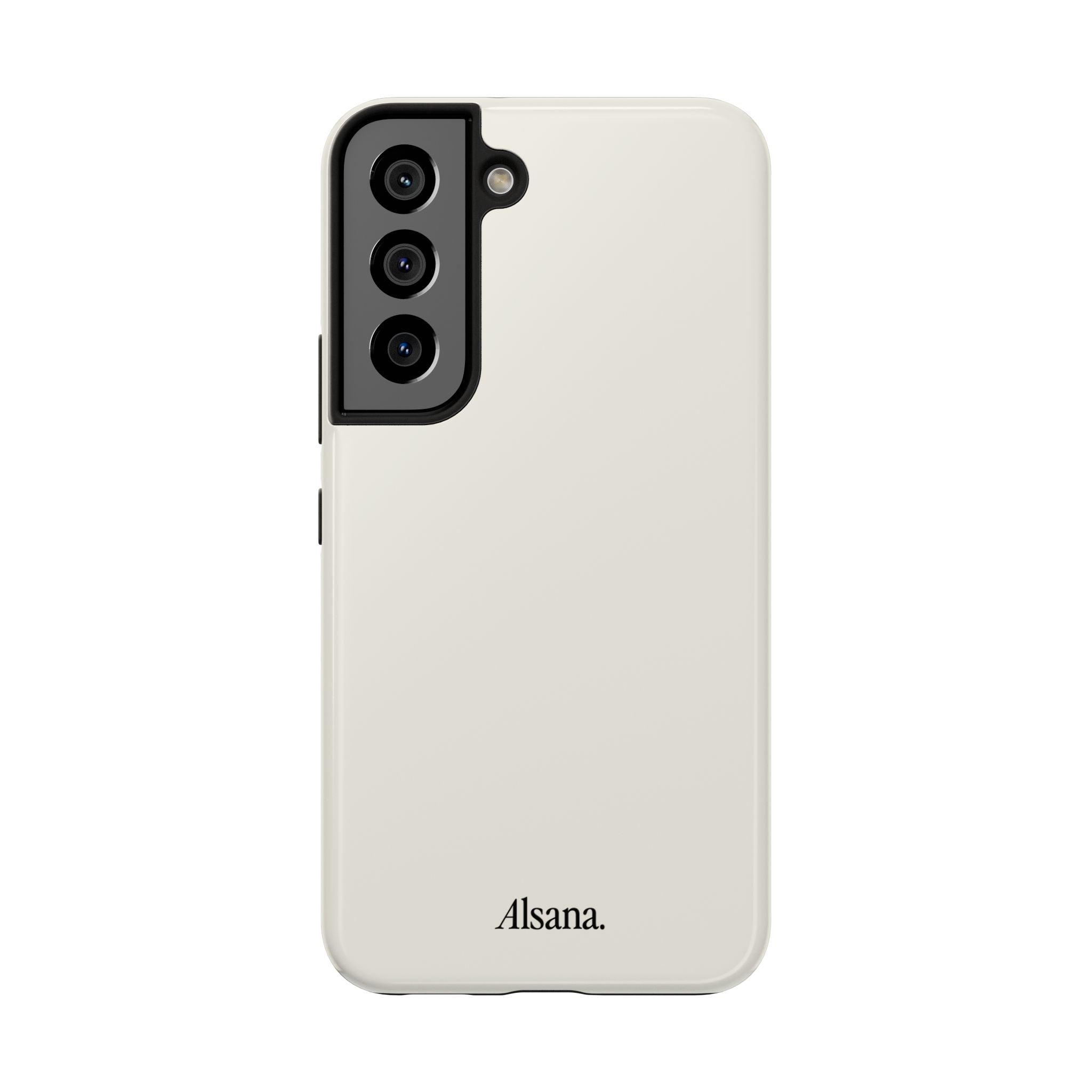 Tough Phone Case — Minimal Black Text 'Alsana' Protective Phone Cover
