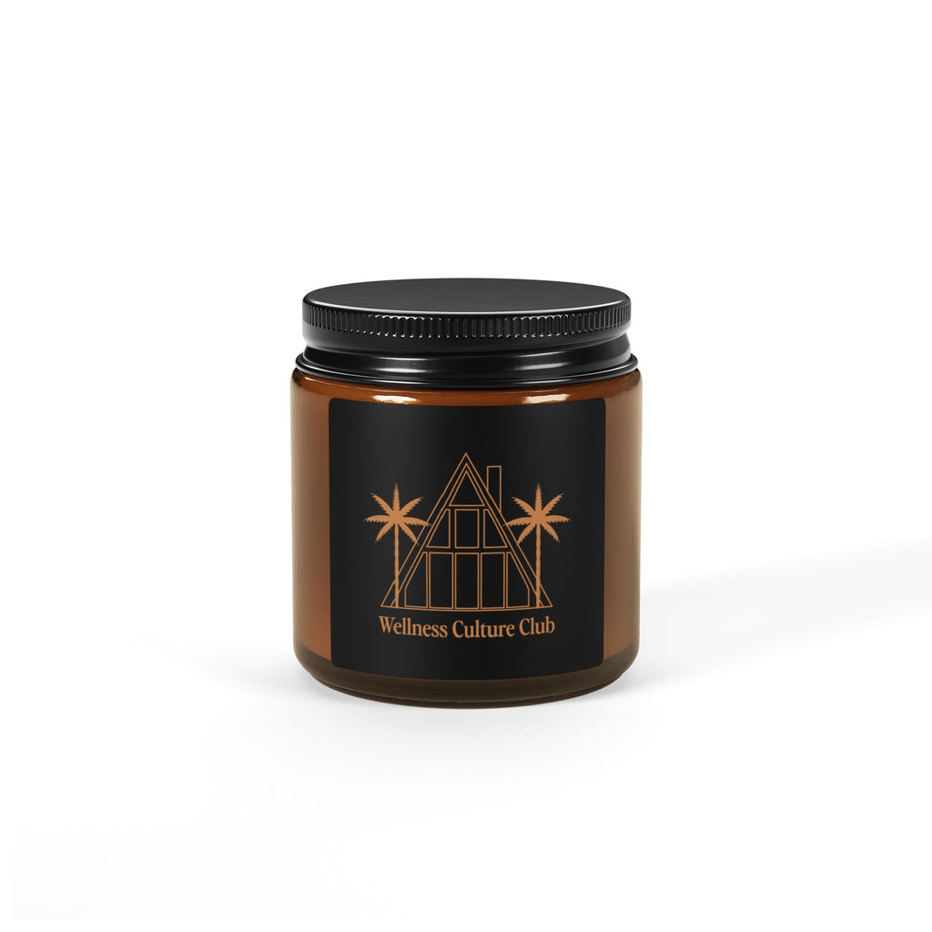 Wellness Culture Club Scented Soy Candle — Amber Jar Aromatherapy Candle