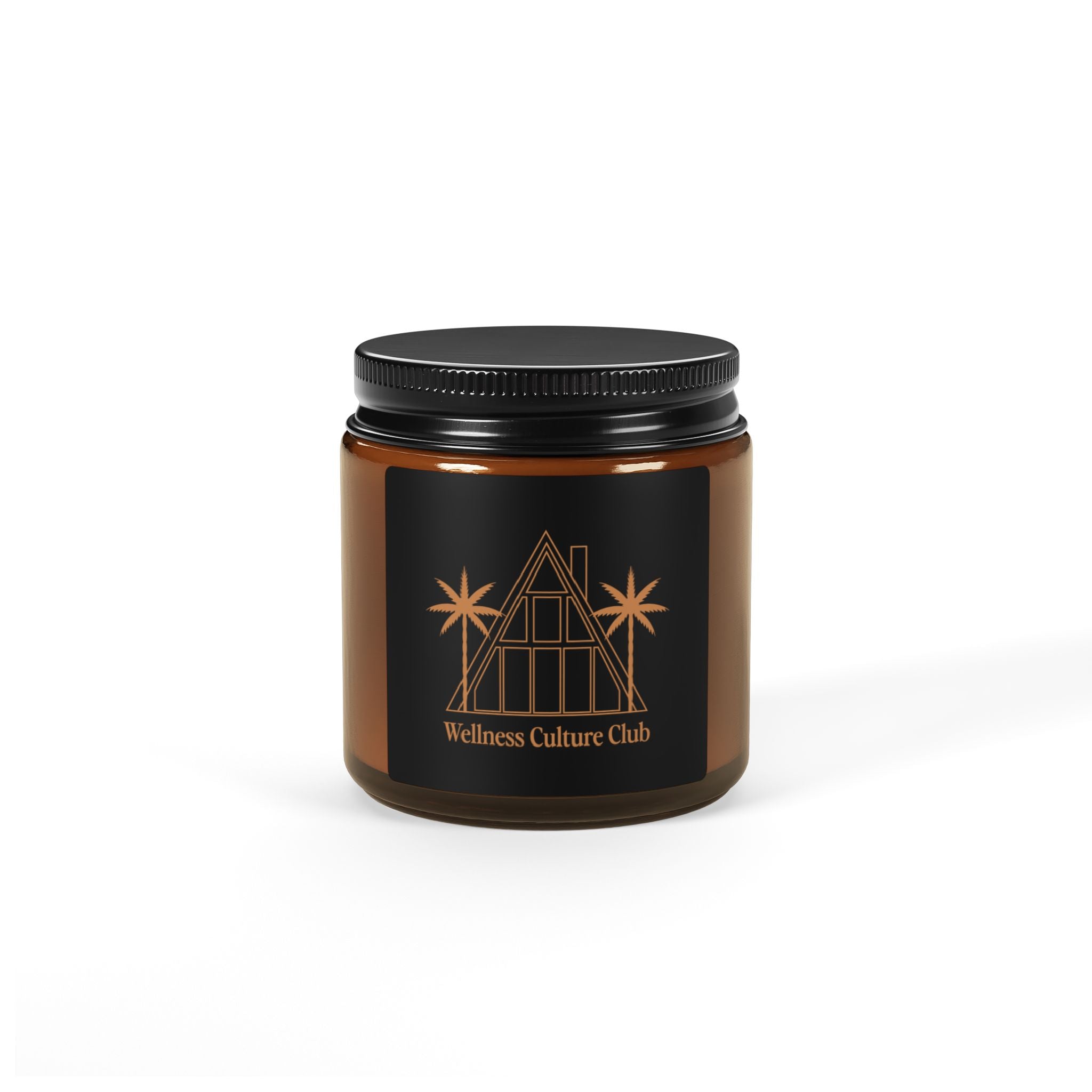 Wellness Culture Club Scented Soy Candle — Amber Jar Aromatherapy Candle