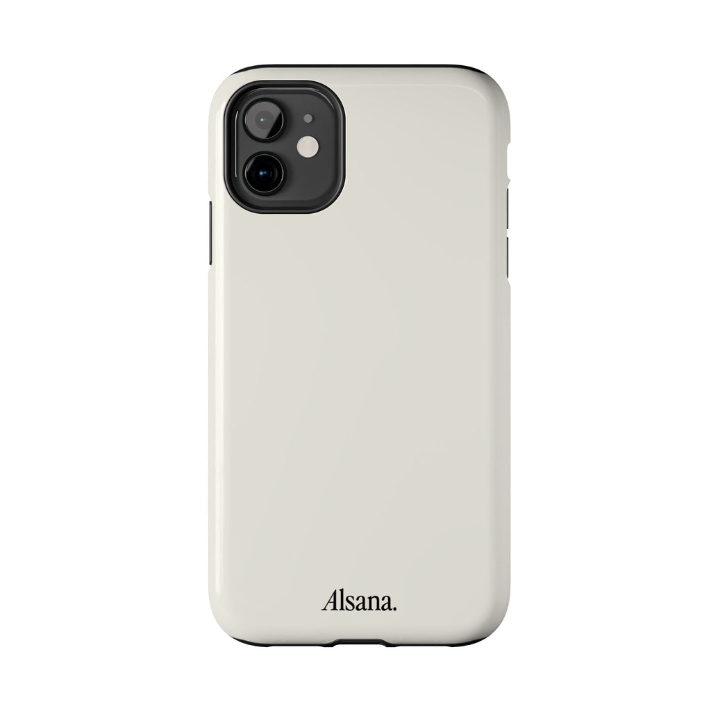 Tough Phone Case — Minimal Black Text 'Alsana' Protective Phone Cover