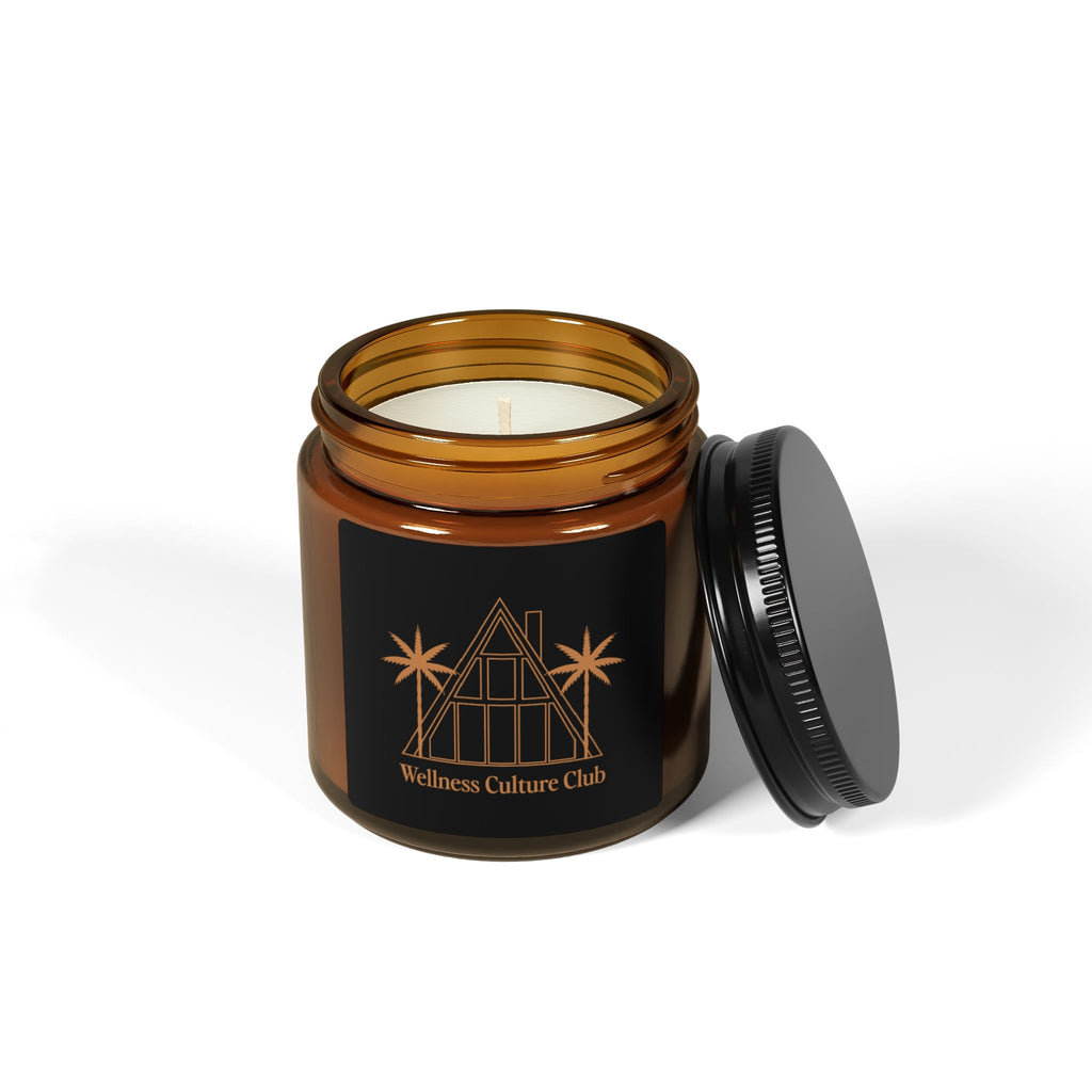 Wellness Culture Club Scented Soy Candle — Amber Jar Aromatherapy Candle
