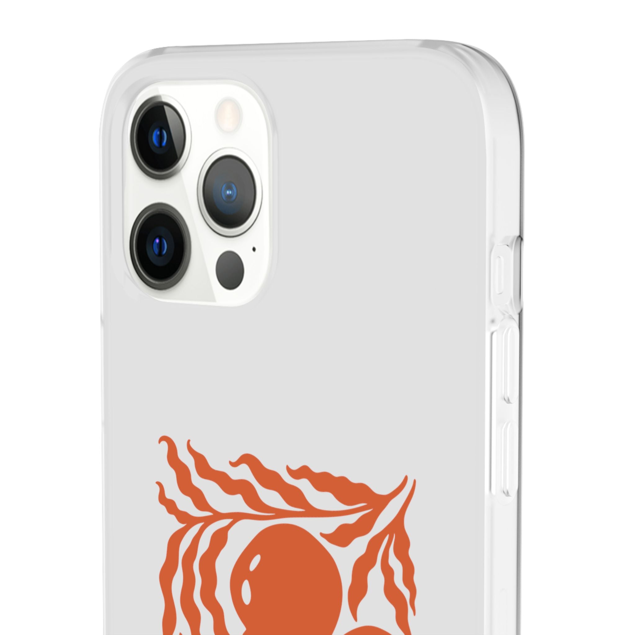 Stay Unbreakable Phone Case — Abstract Orange Fruit Graphic Flexible Case