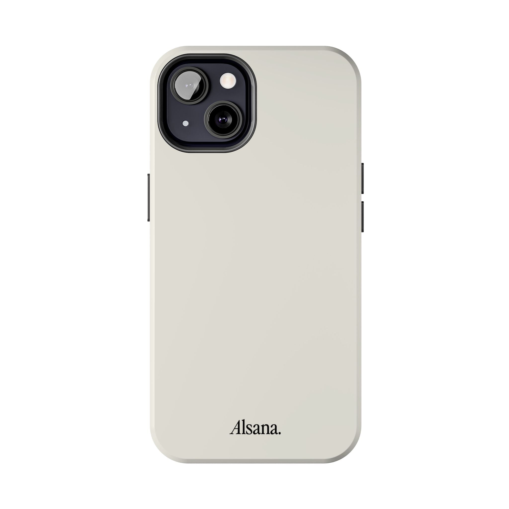 Tough Phone Case — Minimal Black Text 'Alsana' Protective Phone Cover