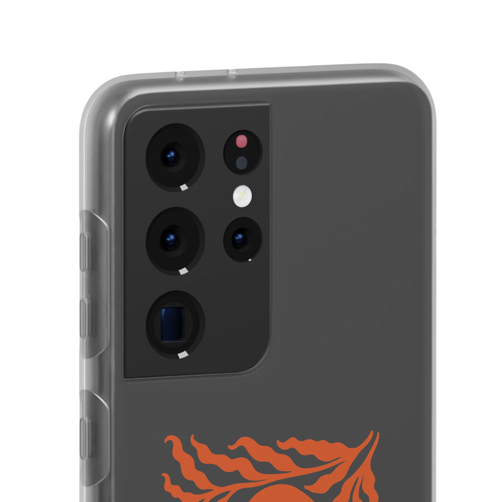 Stay Unbreakable Phone Case — Abstract Orange Fruit Graphic Flexible Case
