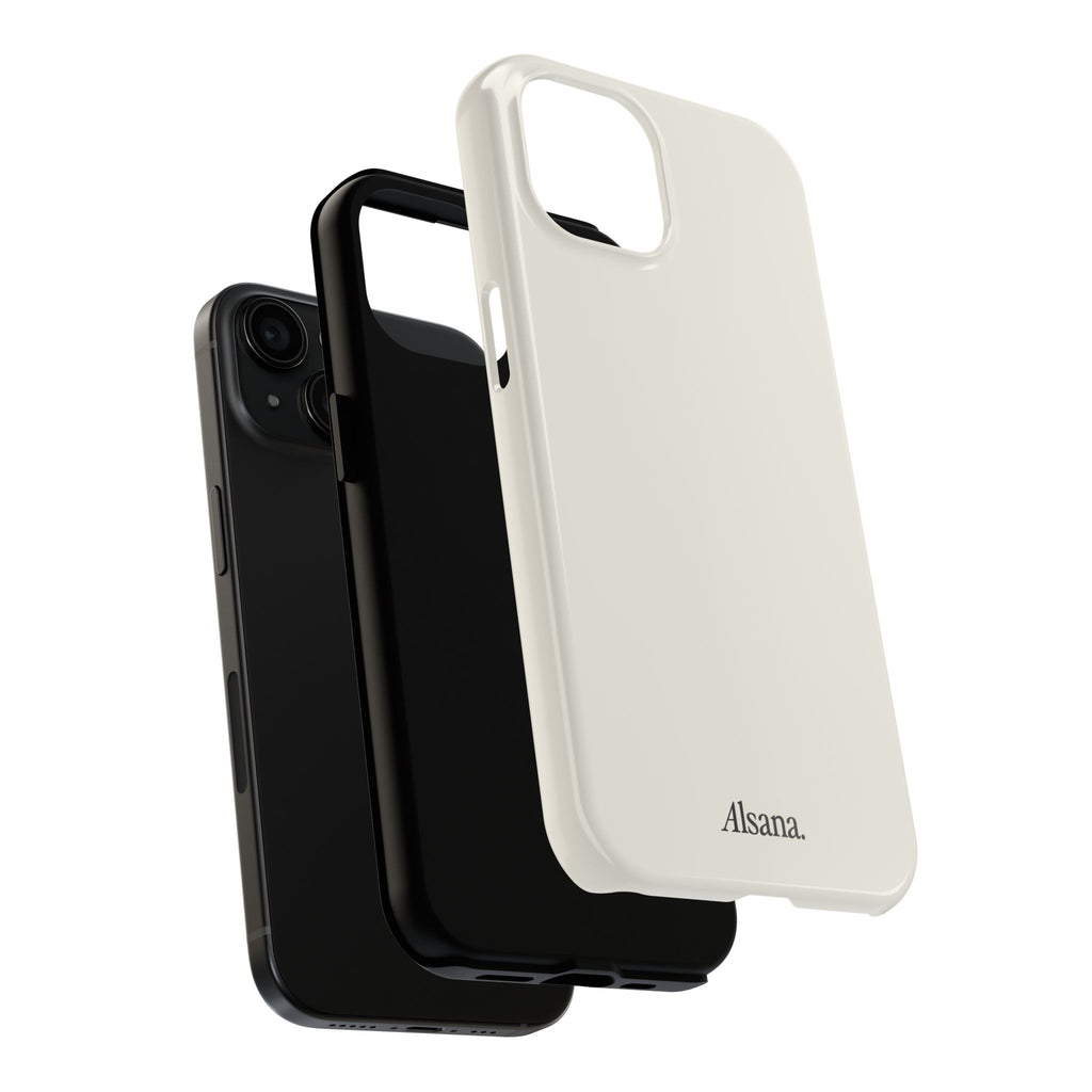 Tough Phone Case — Minimal Black Text 'Alsana' Protective Phone Cover