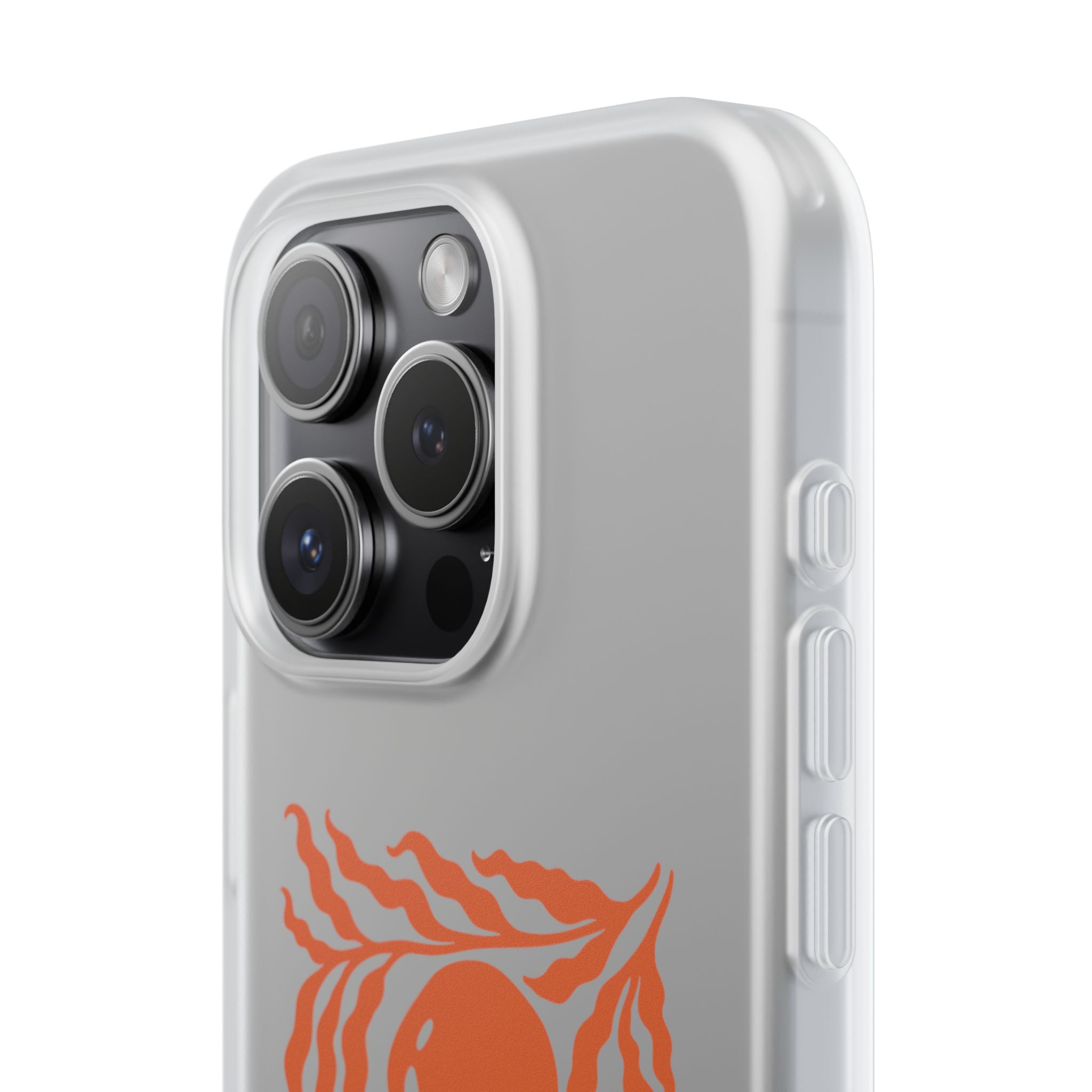 Stay Unbreakable Phone Case — Abstract Orange Fruit Graphic Flexible Case